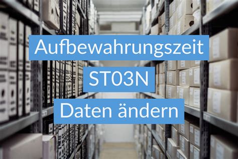 sendung aufbewahrungszeit